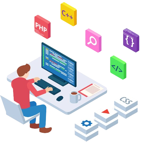 web development illustration